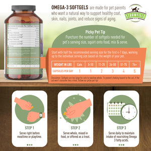 Omega 3 Soft Gels, 1000 mg, 250 Capsules