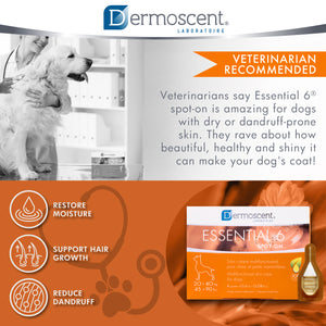 Dermoscent Essential 6 Spot-On for Dogs - Multifunctional Skin Care Formula