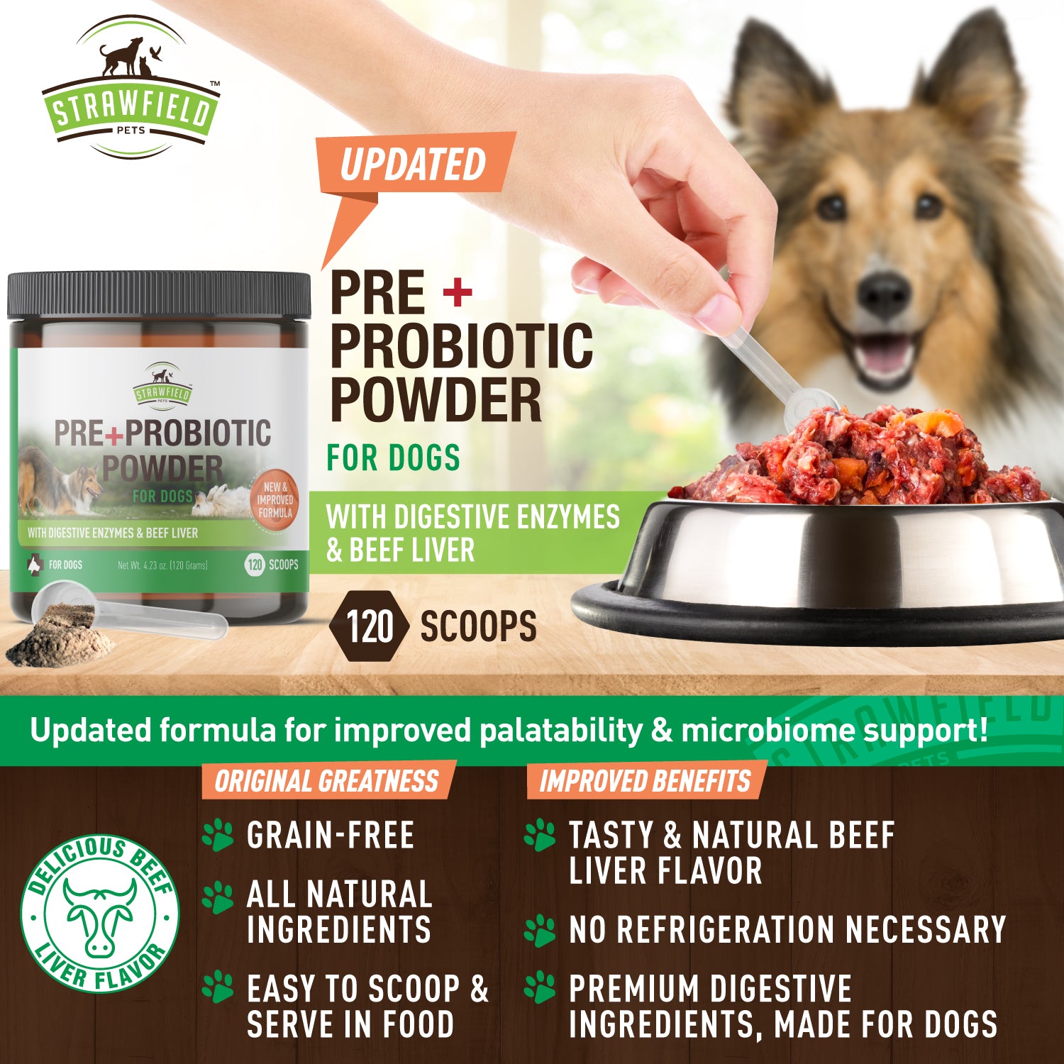 Beautiful view of Natural Prebiotic Dog Food
