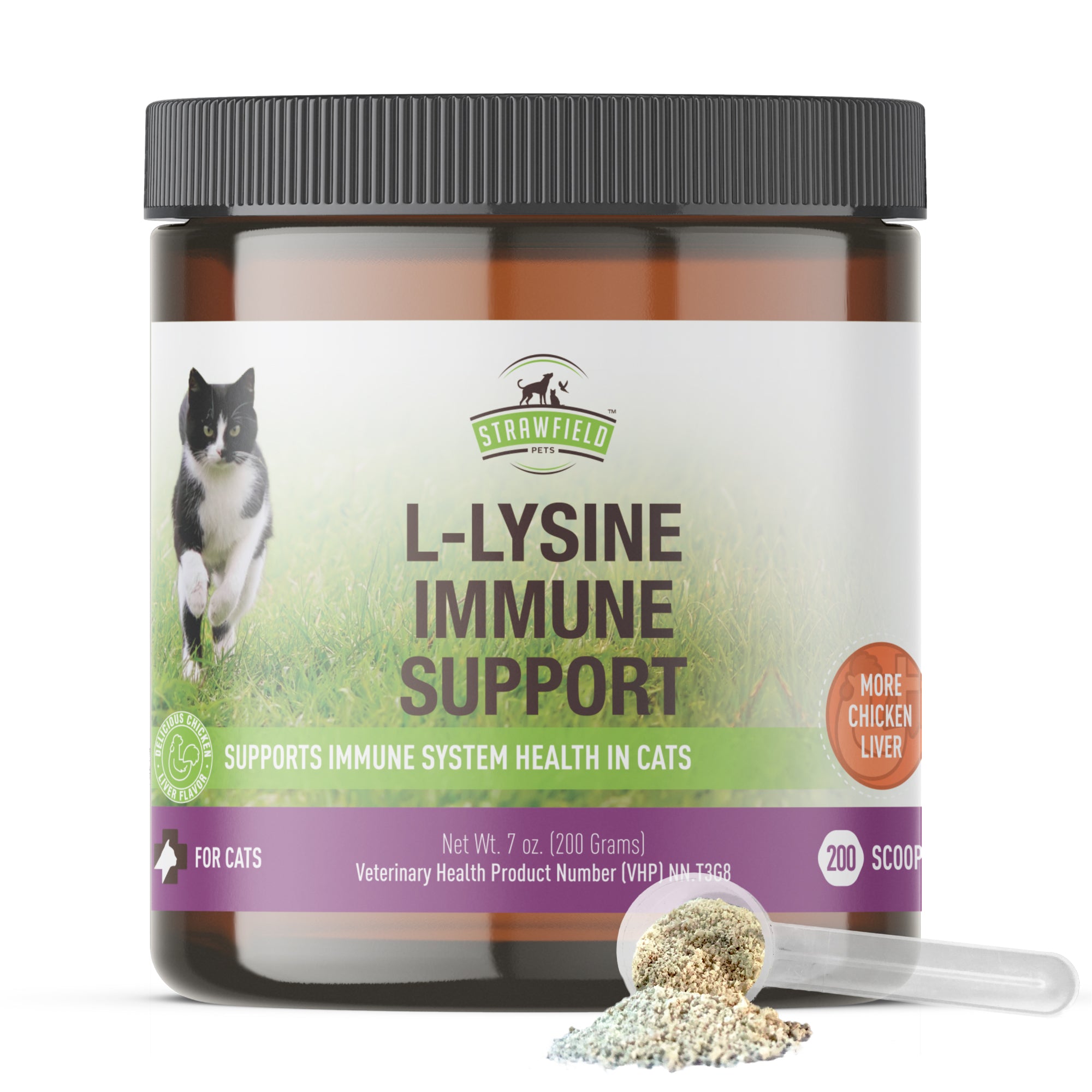 L-Lysine Immune Support Granules for Cats - 120 Scoops