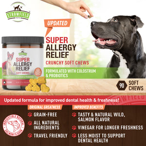 Super Allergy Relief Chews for Dogs - 90 count